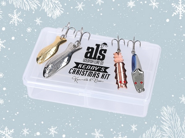 christmas fishing lure Advent Calendar Bait Set  Pocket Rod Official part art but mostly luck awakentti Advent Calendar Fishing Christmas